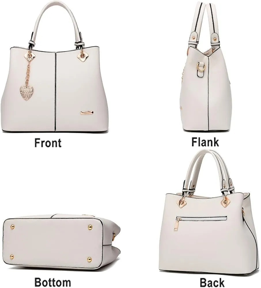 ZiMing Women Handbag Satchel Bag Faux Leather Top Handle Bags Tote Bag Ladies Shoulder Bag Briefcase