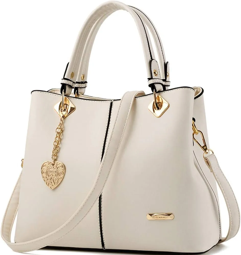 ZiMing Women Handbag Satchel Bag Faux Leather Top Handle Bags Tote Bag Ladies Shoulder Bag Briefcase