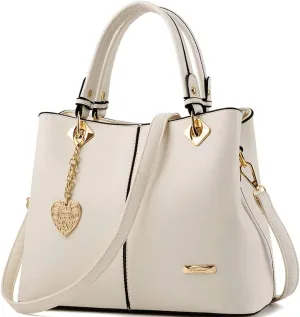 ZiMing Women Handbag Satchel Bag Faux Leather Top Handle Bags Tote Bag Ladies Shoulder Bag Briefcase
