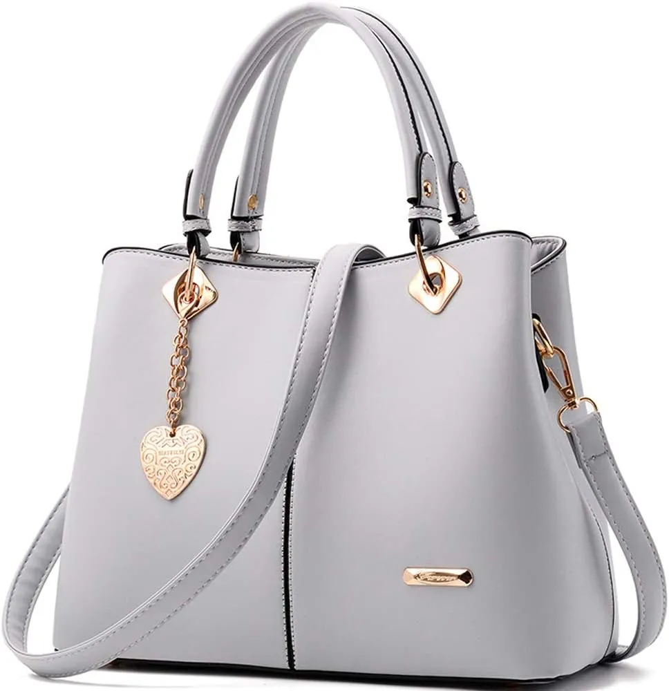 ZiMing Women Handbag Satchel Bag Faux Leather Top Handle Bags Tote Bag Ladies Shoulder Bag Briefcase